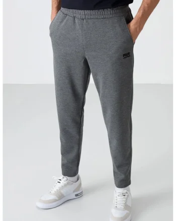 Pantaloni de trening, Barbati, Pantaloni de trening TOMMY pentru barbati din croiala regular, Gri carbune,