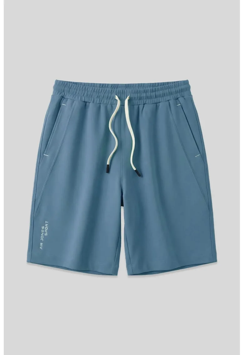 Pantaloni scurti, Barbati, Pantaloni scurti de trening din amestec bumbac TOMMY pentru barbati, Maya Blue,