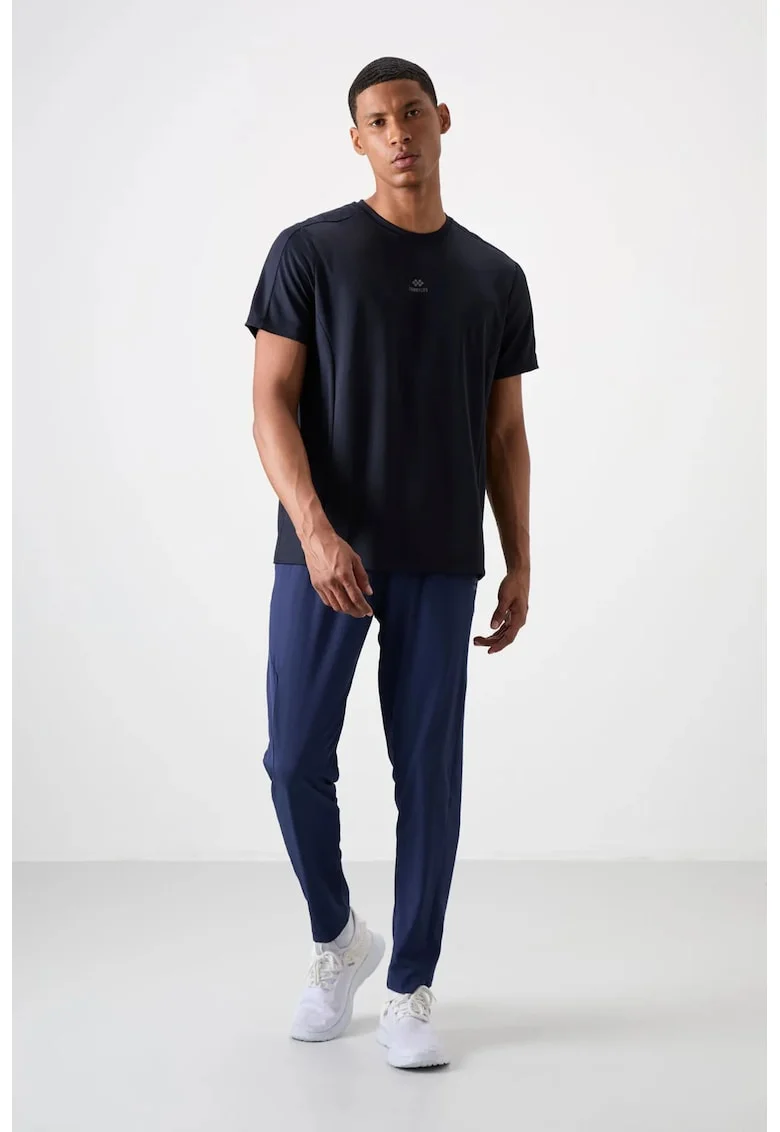 Pantaloni de trening, Barbati, Pantaloni de trening TOMMY pentru barbati, croiala dreapta, fara cusaturi, Bleumarin