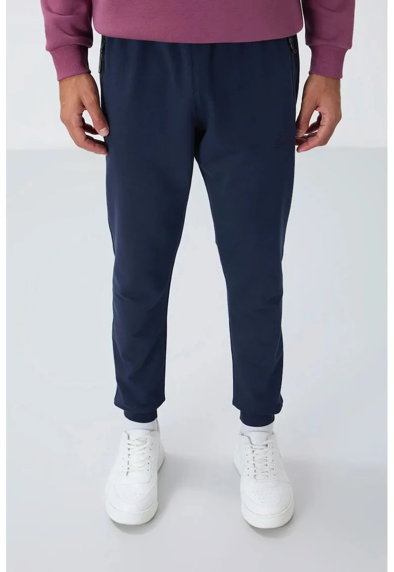 Pantaloni de trening, Barbati, Pantaloni de trening TOMMY pentru barbati cu buzunar cu fermoar,