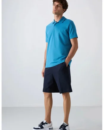 Pantaloni scurti, Barbati, Pantaloni scurti de trening TOMMY pentru barbati, Albastru marin,