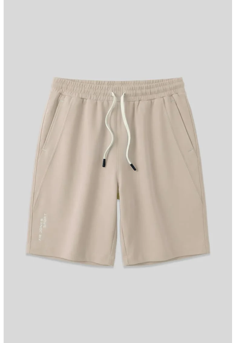 Pantaloni scurti, Barbati, Pantaloni scurti de trening din amestec de bumbac TOMMY pentru barbati, Bej Natural, INTL,