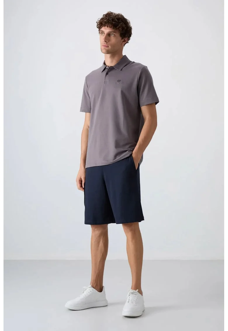 Pantaloni scurti, Barbati, Pantaloni scurti cargo TOMMY cu croiala pentru Albastru marin,