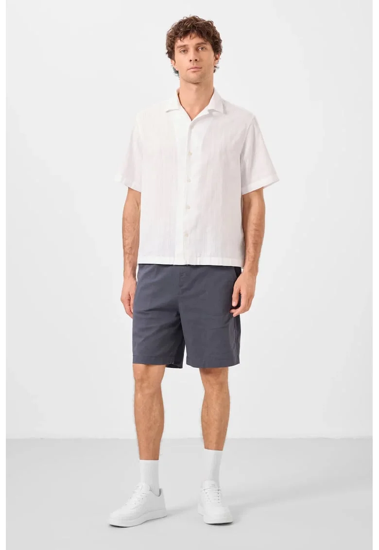Pantaloni scurti, Barbati, Pantaloni scurti TOMMY pentru barbati, croiala Gri carbune,