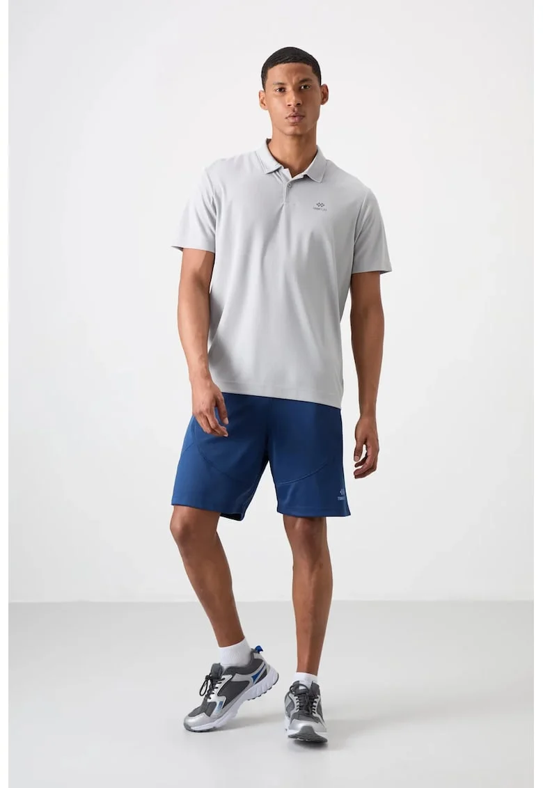 Pantaloni scurti, Barbati, Pantaloni scurti de trening din poliester TOMMY pentru barbati, Albastru Cobalt,