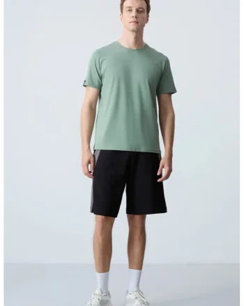 Pantaloni scurti, Barbati, Pantaloni scurti de trening din amestec bumbac TOMMY barbati, Negru,