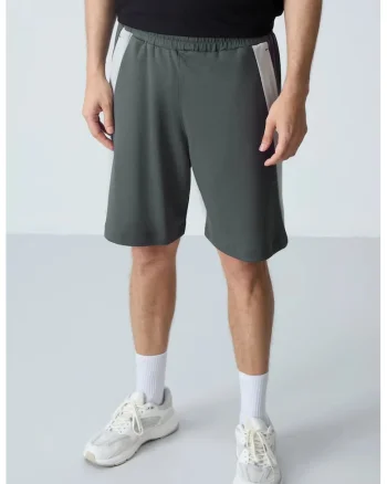 Pantaloni scurti, Barbati, Pantaloni scurti de trening din amestec de bumbac TOMMY pentru barbati, Gri antracit