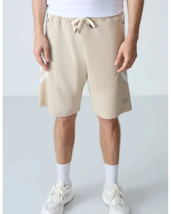 Pantaloni scurti, Barbati, Pantaloni scurti de trening din fleece TOMMY pentru barbati, Bej Natural