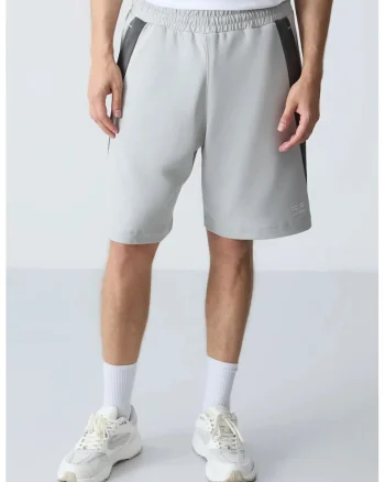 Pantaloni scurti, Barbati, Pantaloni scurti de trening din amestec de bumbac TOMMY pentru barbati, Gri deschis, Gri deschis