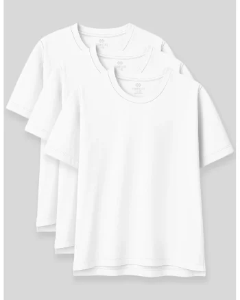 Tricouri dama,  tricou supradimensionat, alb, bumbac-modal