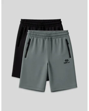 Pantaloni scurti, Barbati, Pantaloni scurti TOMMY din jerseu pentru barbati, Multicolor, INTL,