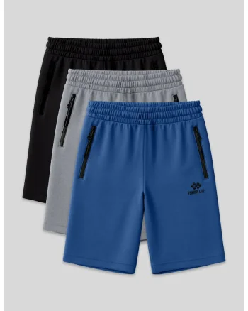 Pantaloni scurti, Barbati, Pantaloni scurti din jerseu TOMMY pentru barbati, Maya Blue,