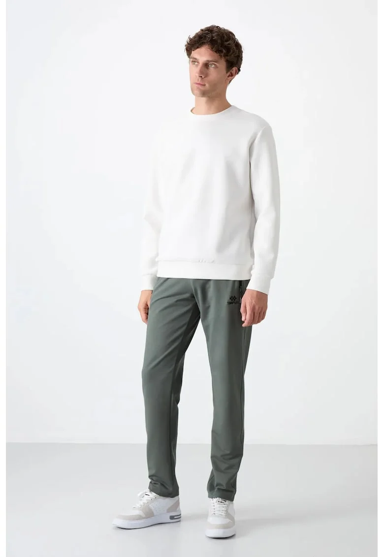 Pantaloni de trening, Barbati, Pantaloni de trening TOMMY pentru barbati, croiala Verde Kaki,