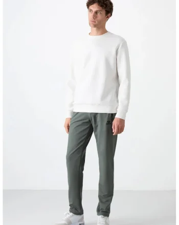 Pantaloni de trening, Barbati, Pantaloni de trening TOMMY pentru barbati, croiala Verde Kaki,