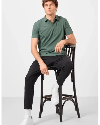 Pantaloni, Barbati, TOMMY din gabardina pentru barbati, Negru,