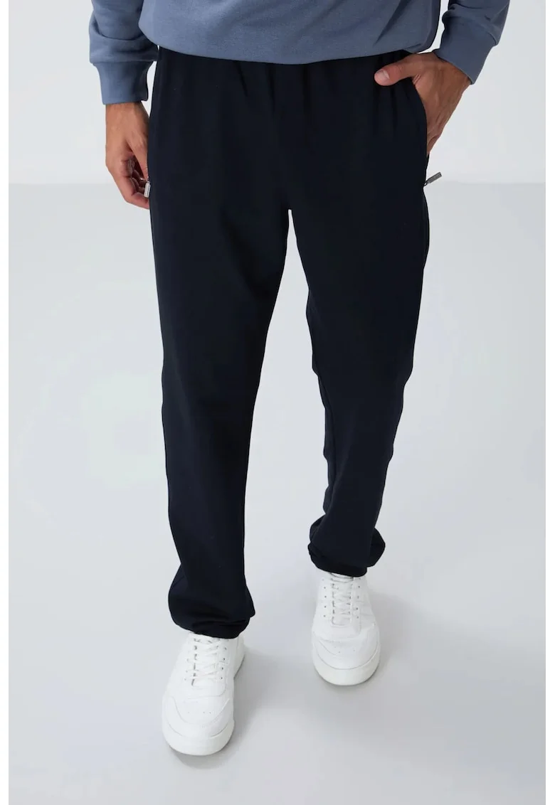 Pantaloni de trening, Barbati, Pantaloni de trening TOMMY pentru barbati, croiala Negru,