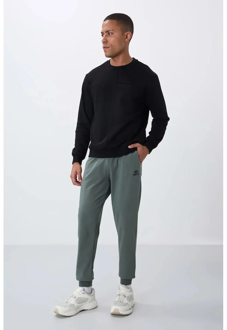 Pantaloni de trening, Barbati, Pantaloni de trening TOMMY din fleece pentru Verde