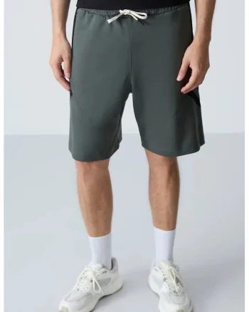 Pantaloni scurti, Barbati, Pantaloni scurti de trening din fleece TOMMY pentru barbati, Gri ardezie,