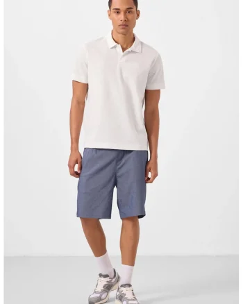 Pantaloni scurti, Barbati, Pantaloni scurti chino tesuti TOMMY pentru barbati, Oxford Blue,