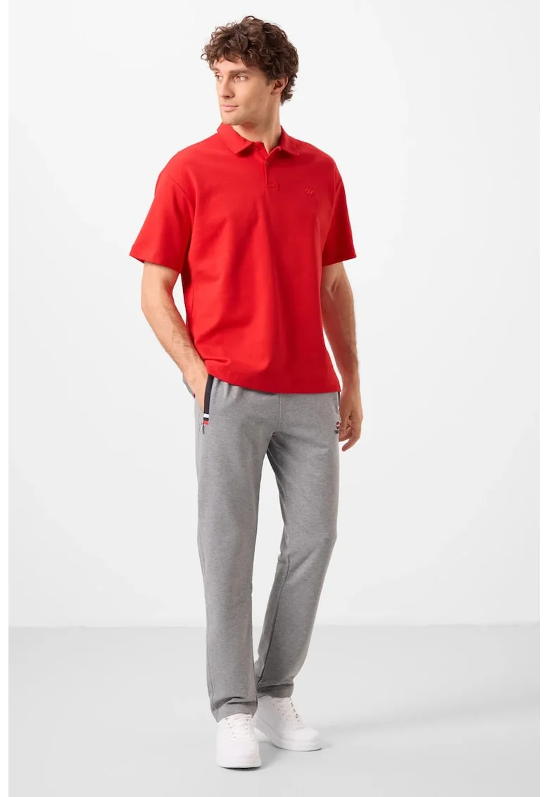 Pantaloni de trening, Barbati, Pantaloni de trening TOMMY pentru barbati, croiala slim, Gri deschis,