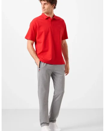 Pantaloni de trening, Barbati, Pantaloni de trening TOMMY pentru barbati, croiala slim, Gri deschis,