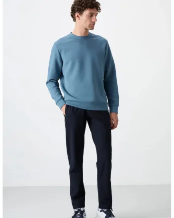 Pantaloni de trening, Barbati, Pantaloni de trening TOMMY pentru barbati croiala, Bleumarin