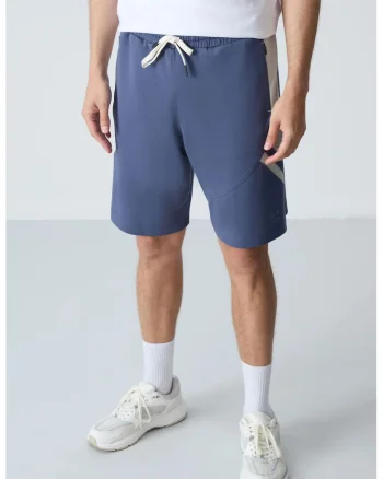 Pantaloni scurti, Barbati, Pantaloni scurti de trening din fleece TOMMY pentru barbati, Bleumarin