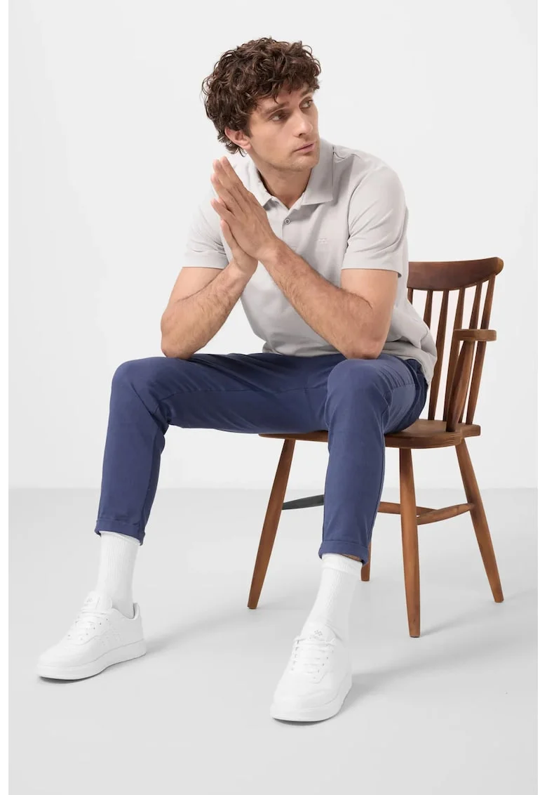 Pantaloni, Barbati, TOMMY Pantaloni Chino pentru Barbati, Bleumarin