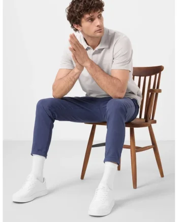 Pantaloni, Barbati, TOMMY Pantaloni Chino pentru Barbati, Bleumarin