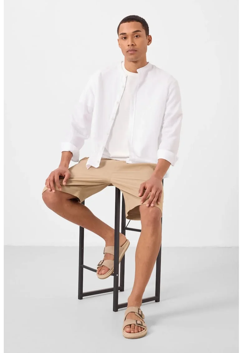 Pantaloni scurti, Barbati, Pantaloni scurti chino TOMMY pentru barbati, Maro Camel,