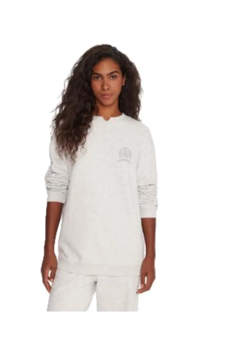 Bluza dama,  bumbac, gri,
