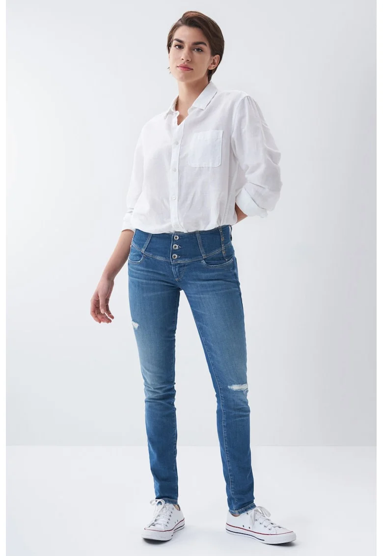 Blugi regular-fit din denim, Albastru pastel