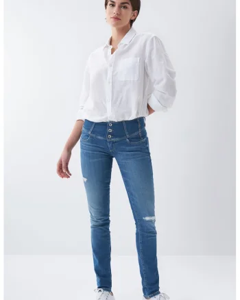 Blugi regular-fit din denim, Albastru pastel