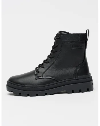 Ghete din piele Pallagrade Officer L, Negru