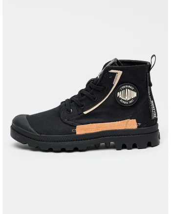 Pantofi sport din material textil Pampa, Negru/Portocaliu