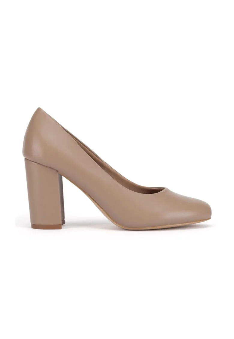 Pantofi dama,  590559, Sintetic, Bej,