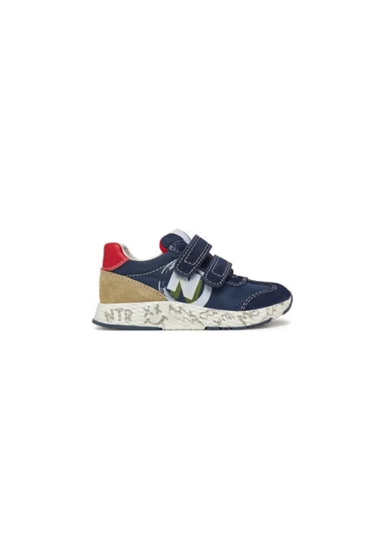 Pantofi sport pentru baieti  NATURINO JESKO 2 VL., Piele naturala, Bleumarin