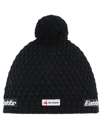 Caciula Unisex,  Trail Pompon MU SKA 33133, Negru