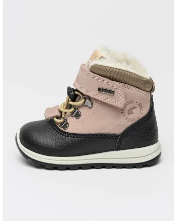 Ghete de iarna cu tehnologie Gore-Tex, Negru/Lila pal