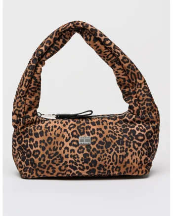 Geanta cu animal print, Maro inchis/Maro deschis