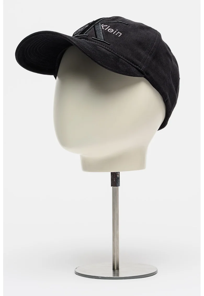 Sapca baseball ajustabila cu logo brodat, Negru