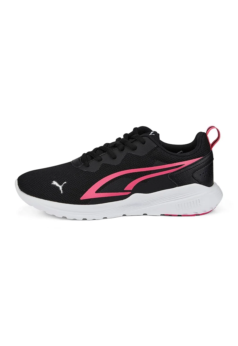 Pantofi sport cu sireturi All-Day Active, Negru, Roz, 7.5