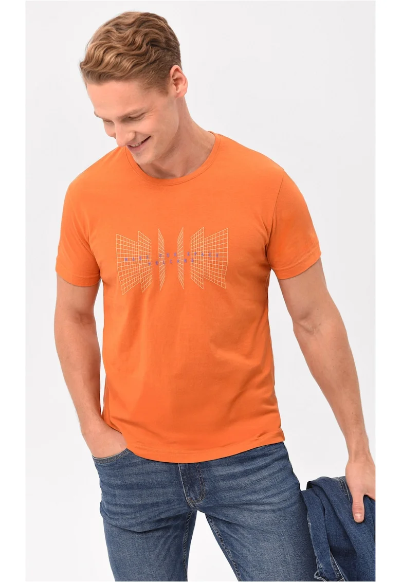 Tricou  T-Flux pentru barbati, portocaliu, Portocaliu