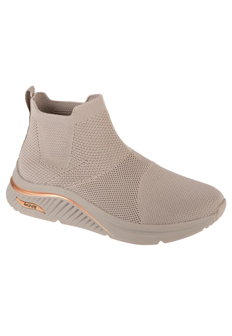 Pantofi sport dama,  Arch Fit S-Miles - Sock Walk 155580-TPE, Bej, Bej