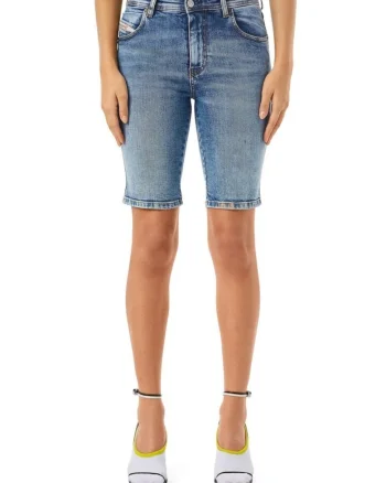 Pantaloni scurti dama din denim  DE-GINNY, Albastru