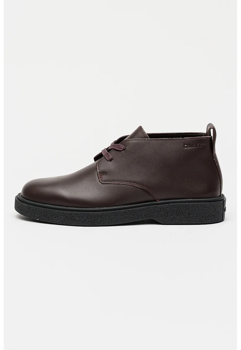 Ghete chukka de piele Dessert, Violet tyrian