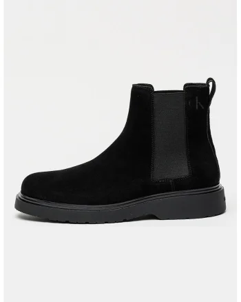 Ghete Chelsea de piele intoarsa, Negru