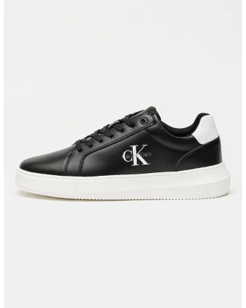 Pantofi sport low-cut de piele, Negru