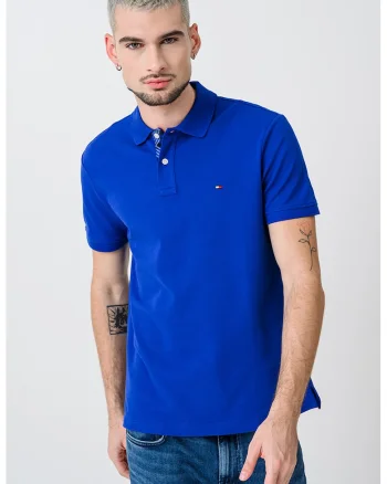 Tricou polo din amestec de bumbac organic, Albastru royal