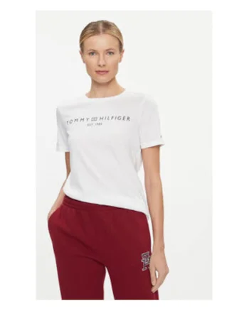 Tricou Dama,  Alb, 100% bumbac, Alb